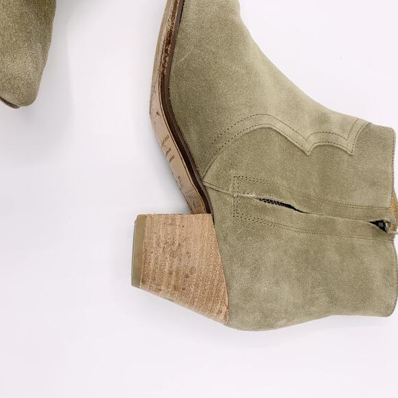 Isabel Marant Etoile Dicker Suede Leather Boots - Picture 10 of 13